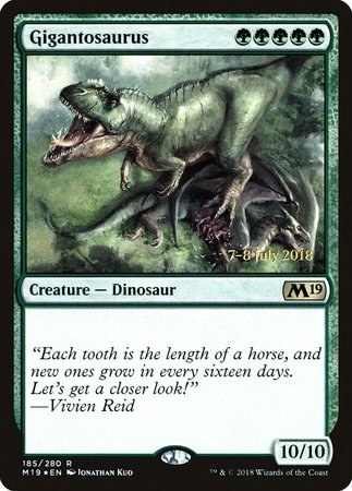 Gigantosaurus [Core Set 2019 Promos] | Exor Games Bridgewater