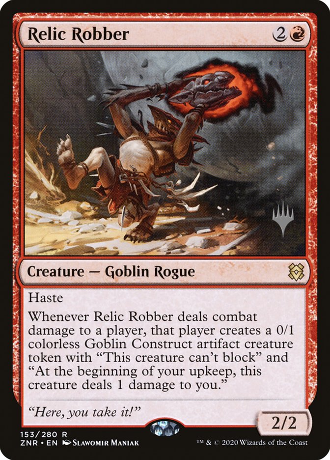 Relic Robber (Promo Pack) [Zendikar Rising Promos] | Exor Games Bridgewater