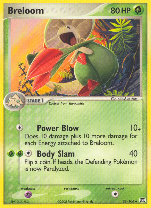 Breloom (22/106) [EX: Emerald] | Exor Games Bridgewater