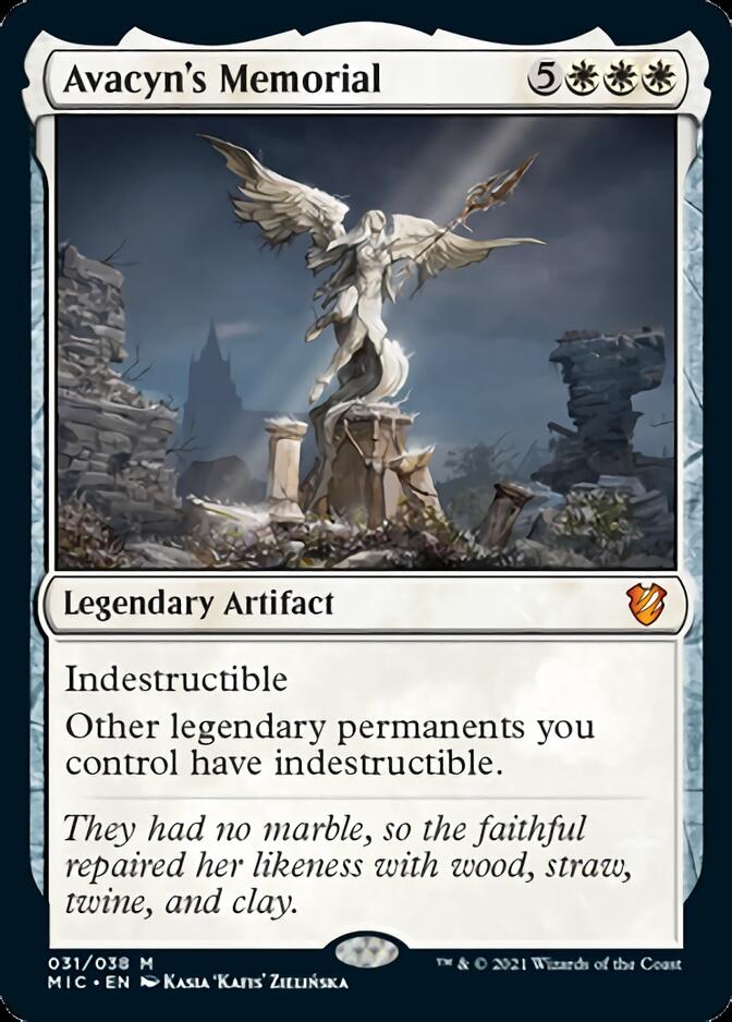 Avacyn's Memorial [Innistrad: Midnight Hunt Commander] | Exor Games Bridgewater