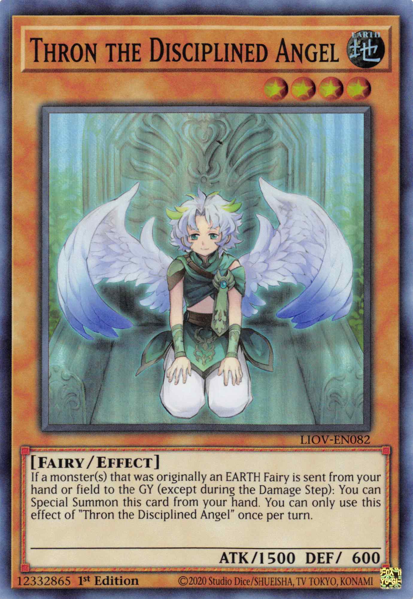 Thron the Disciplined Angel [LIOV-EN082] Super Rare | Exor Games Bridgewater