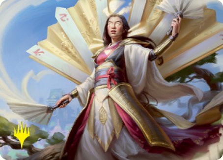 Imperial Subduer Art Card (Gold-Stamped Signature) [Kamigawa: Neon Dynasty Art Series] | Exor Games Bridgewater