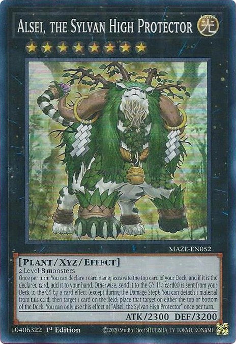 Alsei, the Sylvan High Protector [MAZE-EN052] Super Rare | Exor Games Bridgewater