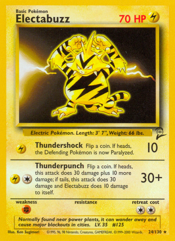 Electabuzz (24/130) [Base Set 2] | Exor Games Bridgewater