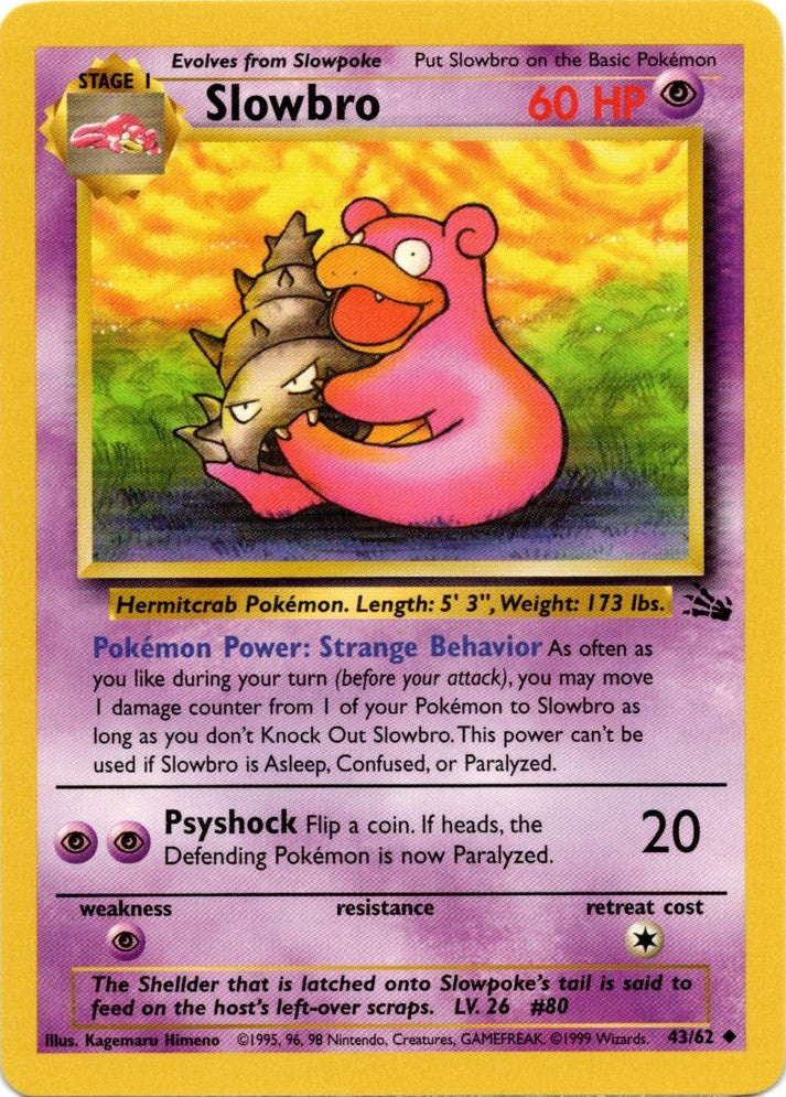 Slowbro (43/62) [Fossil Unlimited] | Exor Games Bridgewater