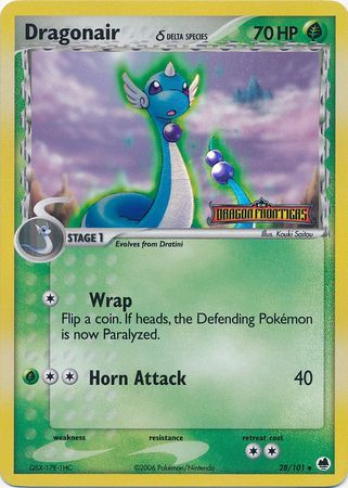 Dragonair (28/101) (Delta Species) (Stamped) [EX: Dragon Frontiers] | Exor Games Bridgewater