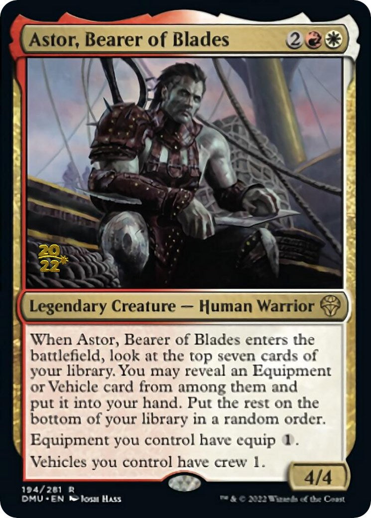 Astor, Bearer of Blades [Dominaria United Prerelease Promos] | Exor Games Bridgewater