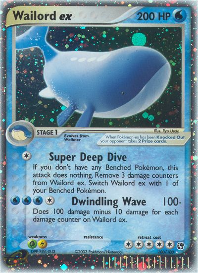 Wailord ex (100/100) [EX: Sandstorm] | Exor Games Bridgewater