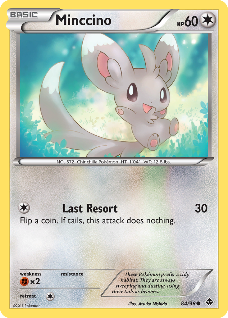 Minccino (84/98) [Black & White: Emerging Powers] | Exor Games Bridgewater