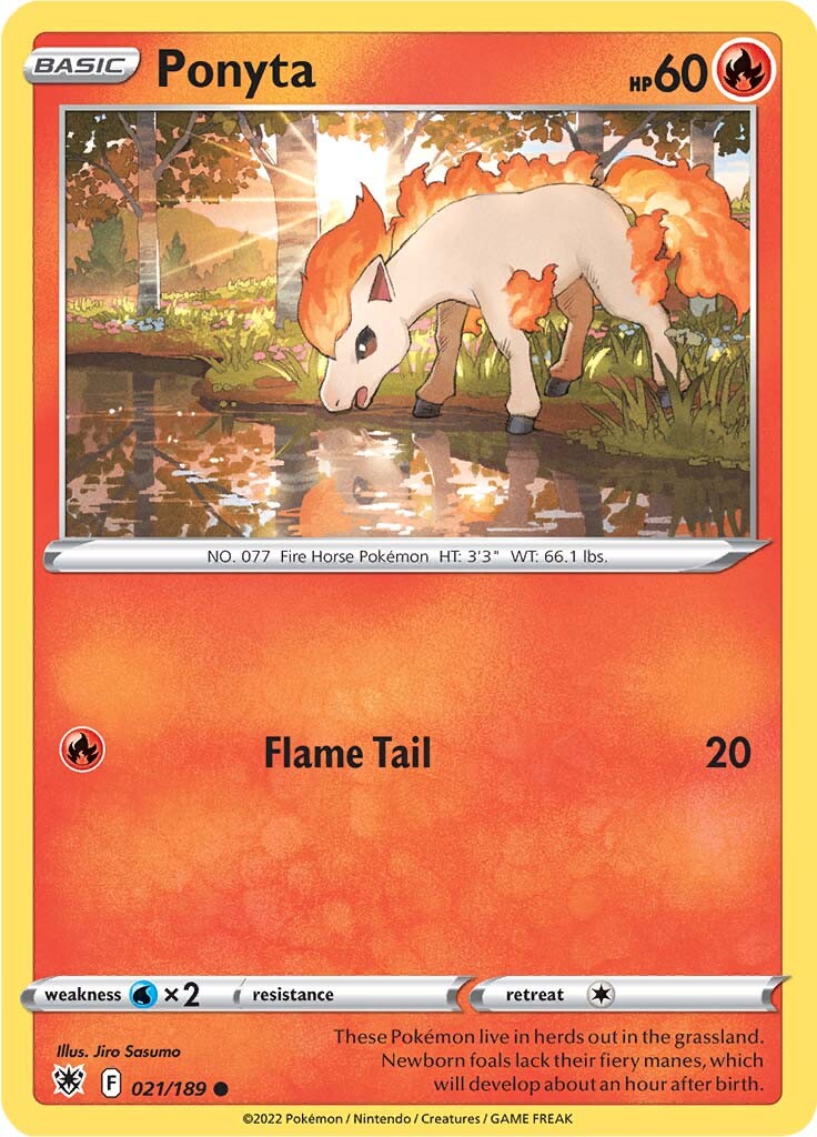 Ponyta (021/189) [Sword & Shield: Astral Radiance] | Exor Games Bridgewater