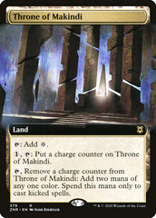 Throne of Makindi (Extended Art) [Zendikar Rising] | Exor Games Bridgewater