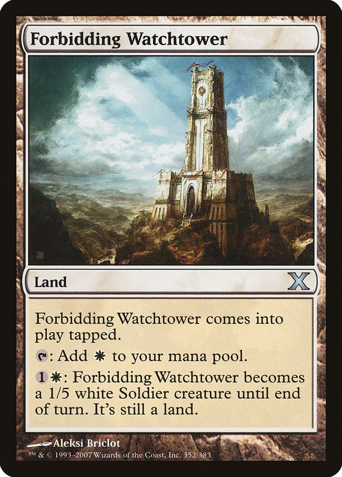 Forbidding Watchtower [Tenth Edition] | Exor Games Bridgewater