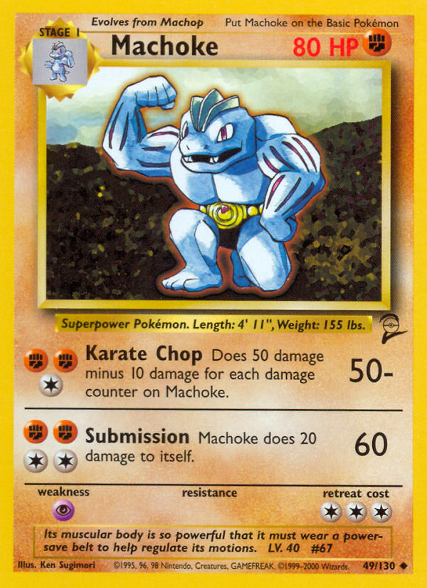 Machoke (49/130) [Base Set 2] | Exor Games Bridgewater