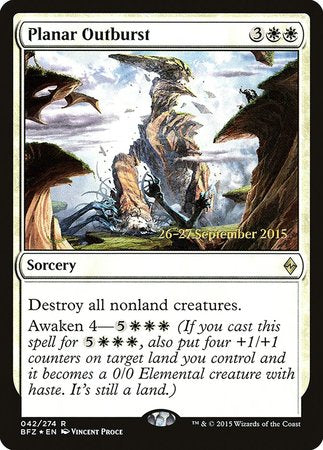 Planar Outburst [Battle for Zendikar Promos] | Exor Games Bridgewater