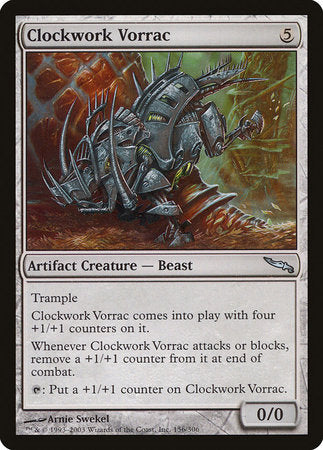 Clockwork Vorrac [Mirrodin] | Exor Games Bridgewater