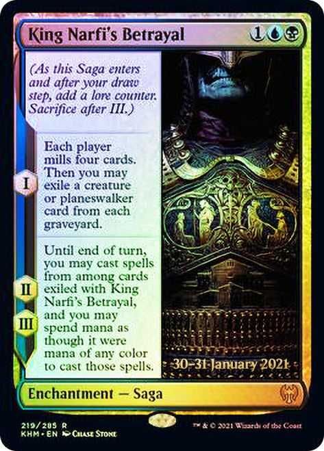 King Narfi's Betrayal [Kaldheim Prerelease Promos] | Exor Games Bridgewater