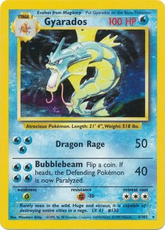 Gyarados (6/102) [Base Set Unlimited] | Exor Games Bridgewater