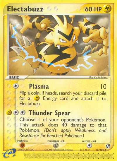 Electabuzz (35/100) [EX: Sandstorm] | Exor Games Bridgewater