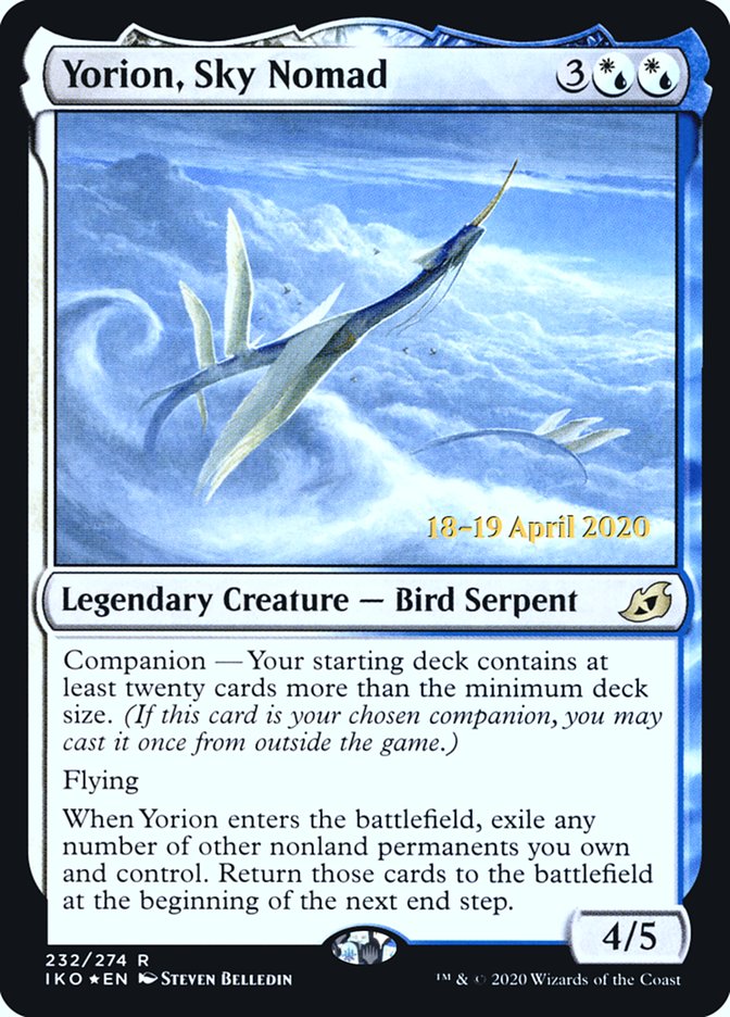 Yorion, Sky Nomad  [Ikoria: Lair of Behemoths Prerelease Promos] | Exor Games Bridgewater