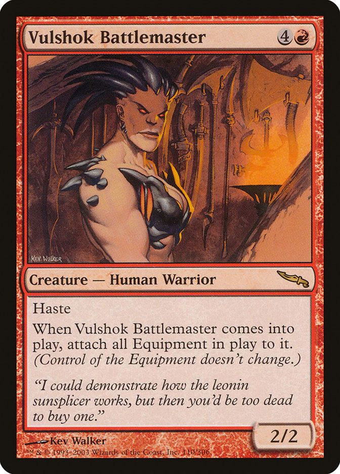 Vulshok Battlemaster [Mirrodin] | Exor Games Bridgewater