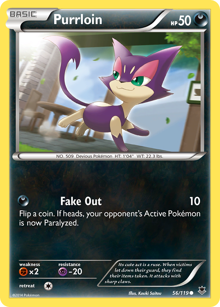 Purrloin (56/119) [XY: Phantom Forces] | Exor Games Bridgewater