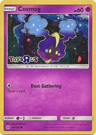 Cosmog (64/149) (Toys R Us Promo) [Sun & Moon: Base Set] | Exor Games Bridgewater