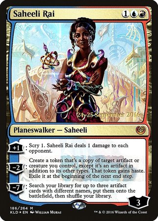 Saheeli Rai [Kaladesh Promos] | Exor Games Bridgewater