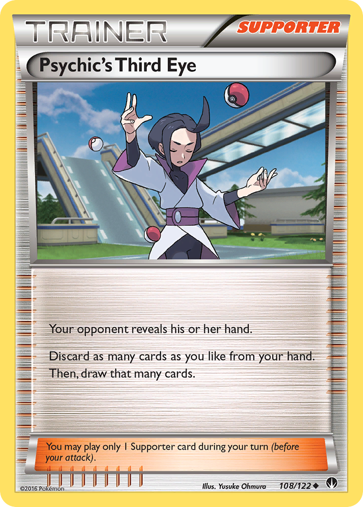 Psychic's Third Eye (108/122) [XY: BREAKpoint] | Exor Games Bridgewater