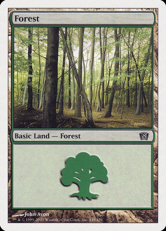 Forest (349) [Eighth Edition] | Exor Games Bridgewater