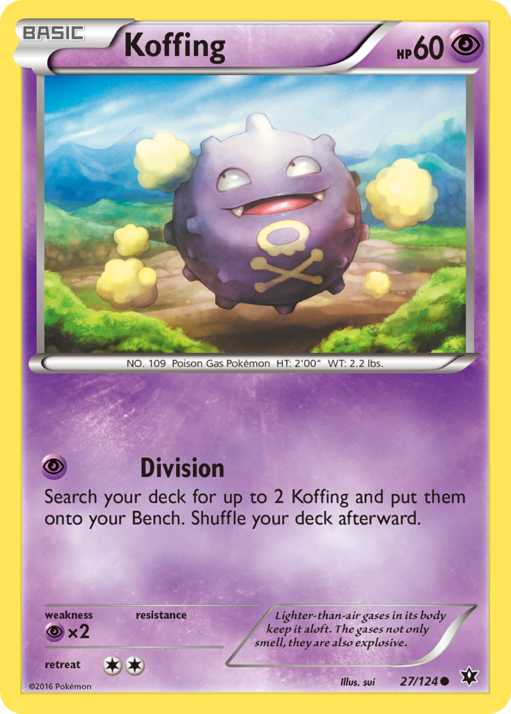 Koffing (27/124) [XY: Fates Collide] | Exor Games Bridgewater