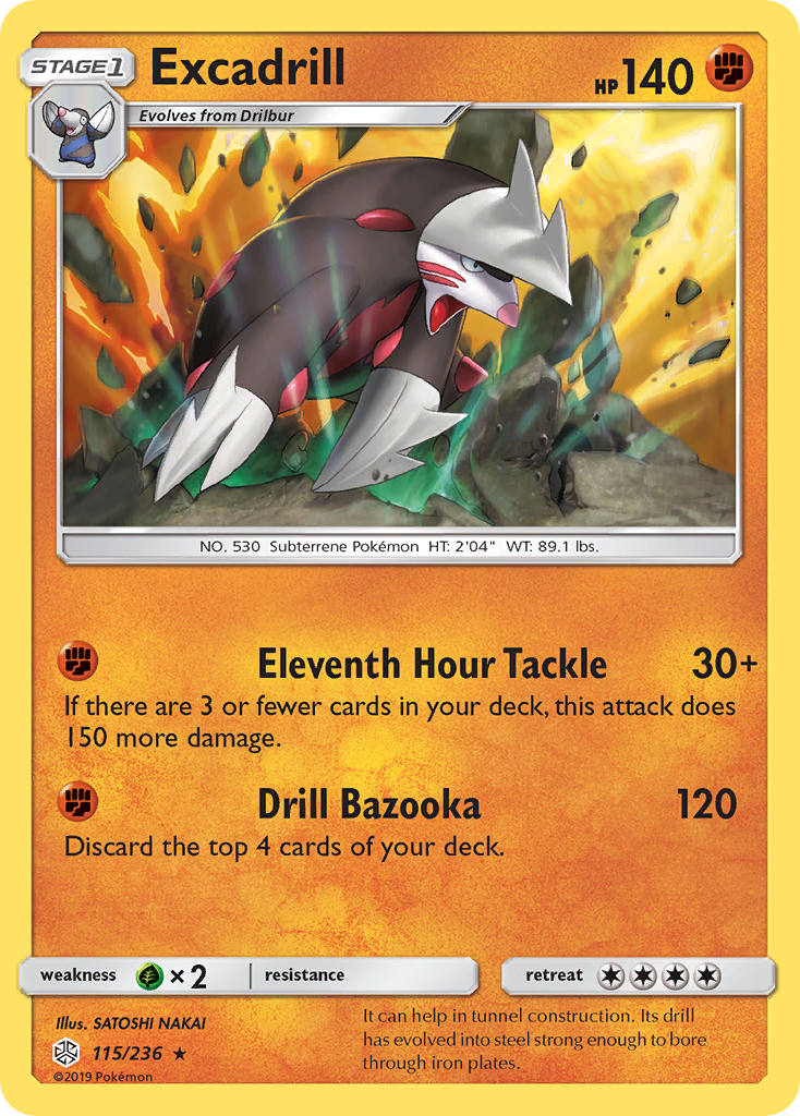 Excadrill (115/236) [Sun & Moon: Cosmic Eclipse] | Exor Games Bridgewater