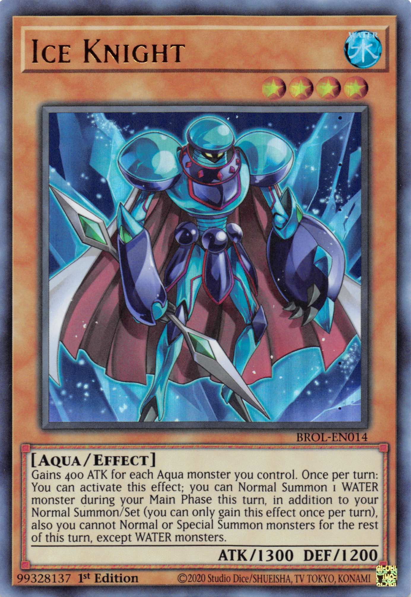 Ice Knight [BROL-EN014] Ultra Rare | Exor Games Bridgewater