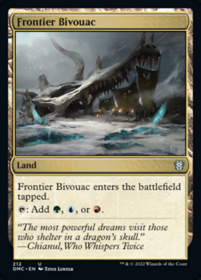 Frontier Bivouac [Dominaria United Commander] | Exor Games Bridgewater