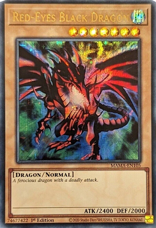 Red-Eyes Black Dragon [MAMA-EN105] Ultra Pharaoh's Rare | Exor Games Bridgewater