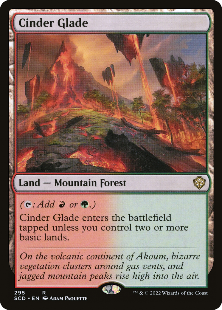 Cinder Glade [Starter Commander Decks] | Exor Games Bridgewater