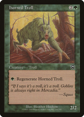 Horned Troll [Mercadian Masques] | Exor Games Bridgewater