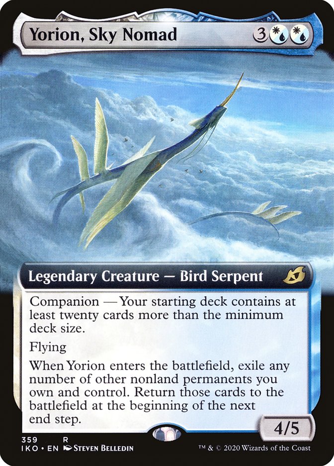 Yorion, Sky Nomad (Extended Art) [Ikoria: Lair of Behemoths] | Exor Games Bridgewater