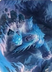 Icehide Troll Art Card [Kaldheim: Art Series] | Exor Games Bridgewater