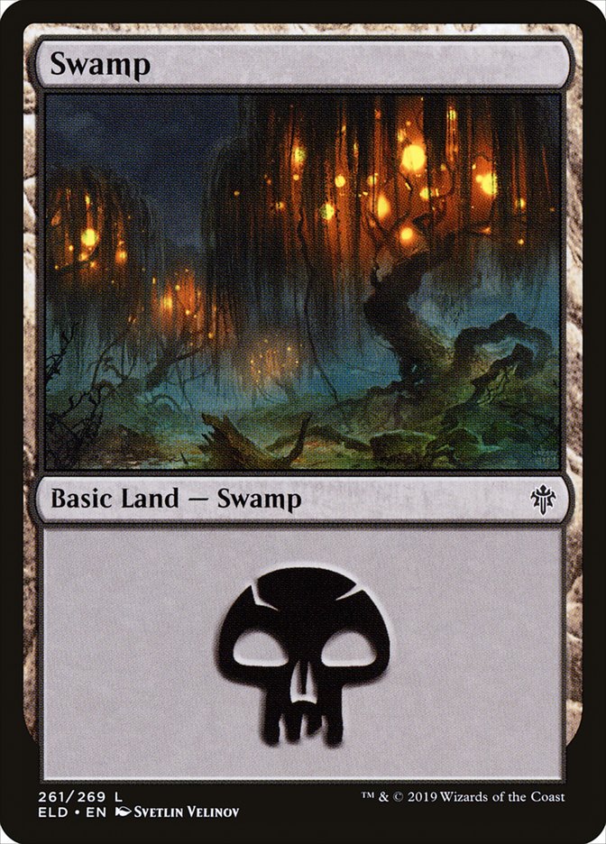 Swamp (261) [Throne of Eldraine] | Exor Games Bridgewater