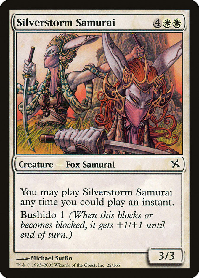 Silverstorm Samurai [Betrayers of Kamigawa] | Exor Games Bridgewater