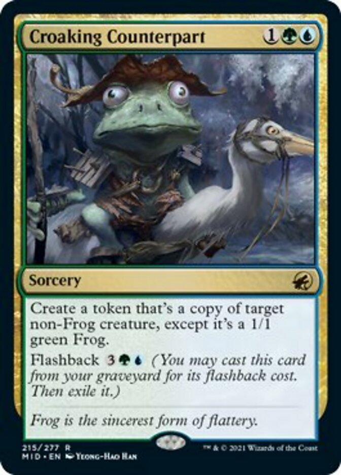 Croaking Counterpart [Innistrad: Midnight Hunt] | Exor Games Bridgewater