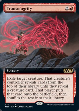 Transmogrify (Extended Art) [Core Set 2021] | Exor Games Bridgewater