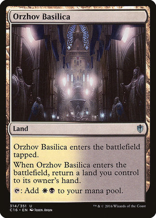 Orzhov Basilica [Commander 2016] | Exor Games Bridgewater