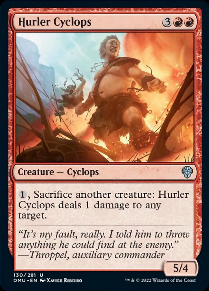 Hurler Cyclops [Dominaria United] | Exor Games Bridgewater