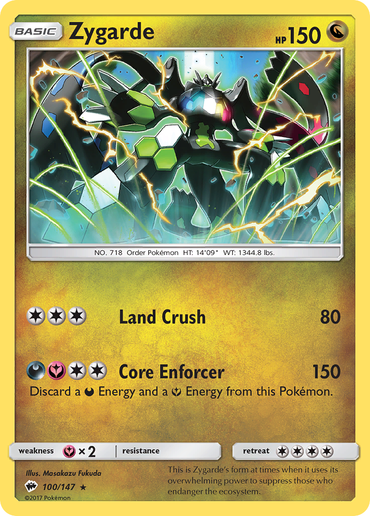 Zygarde (100/147) [Sun & Moon: Burning Shadows] | Exor Games Bridgewater