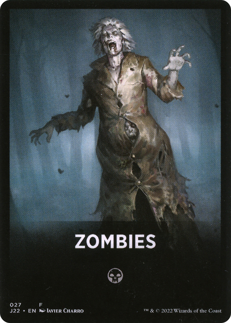 Zombies Theme Card [Jumpstart 2022 Front Cards] | Exor Games Bridgewater