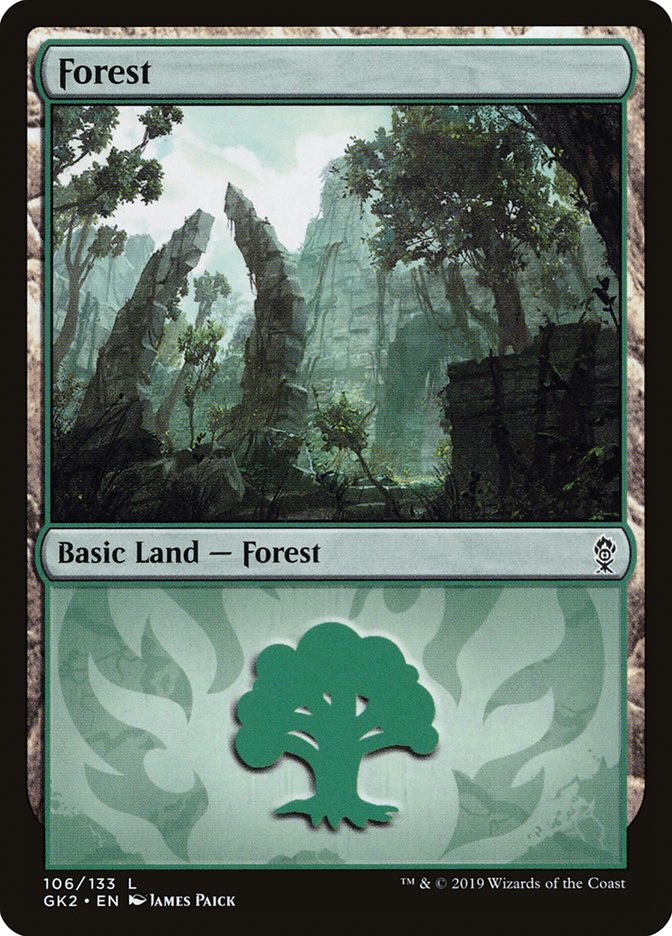 Forest (106) [Ravnica Allegiance Guild Kit] | Exor Games Bridgewater