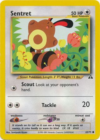 Sentret (63/75) [Neo Discovery Unlimited] | Exor Games Bridgewater