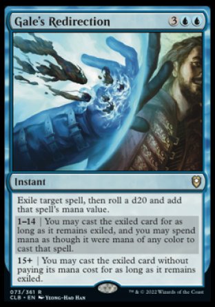 Gale's Redirection [Commander Legends: Battle for Baldur's Gate] | Exor Games Bridgewater