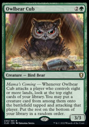 Owlbear Cub [Commander Legends: Battle for Baldur's Gate] | Exor Games Bridgewater